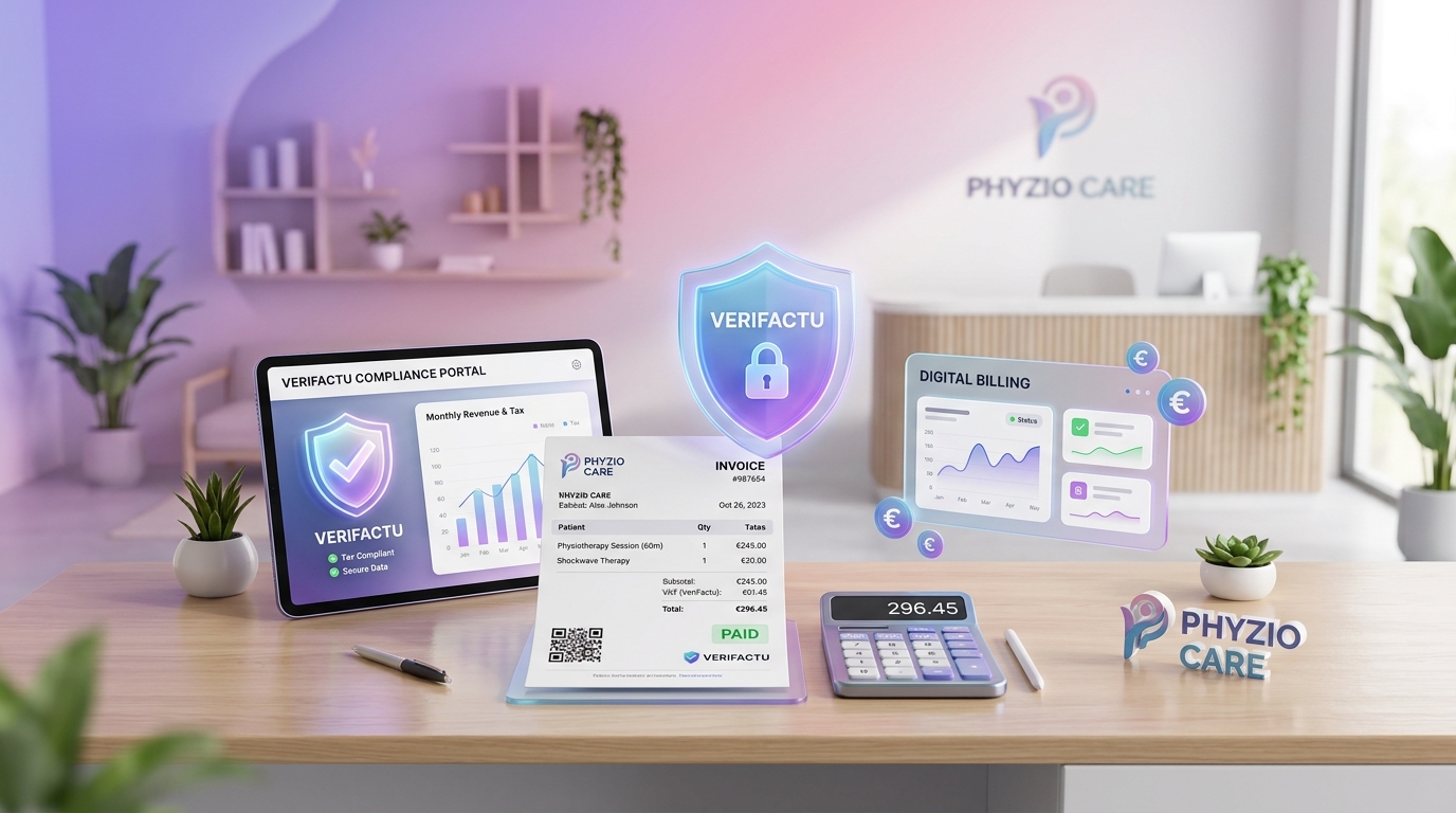 Verifactu para fisioterapeutas: Guía completa, plazos y normativa AEAT
